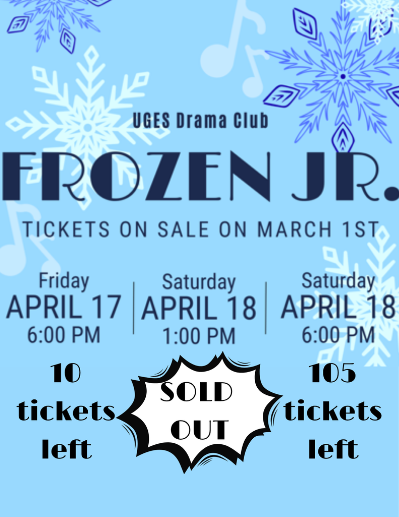 Frozen Jr tickets on sale