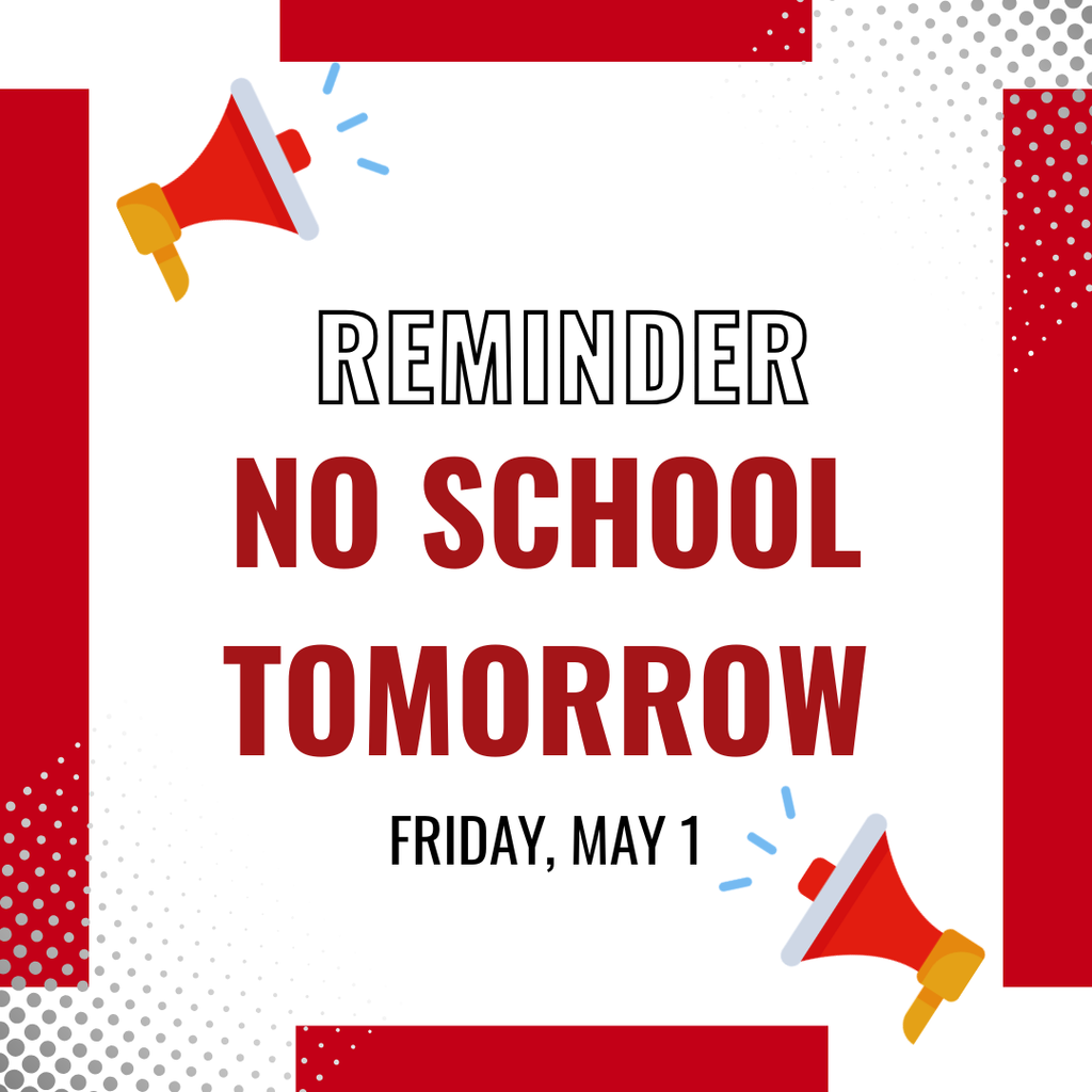 no school Friday, May 1