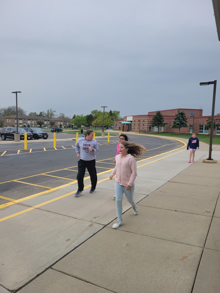 Girls on the Run train for their race
