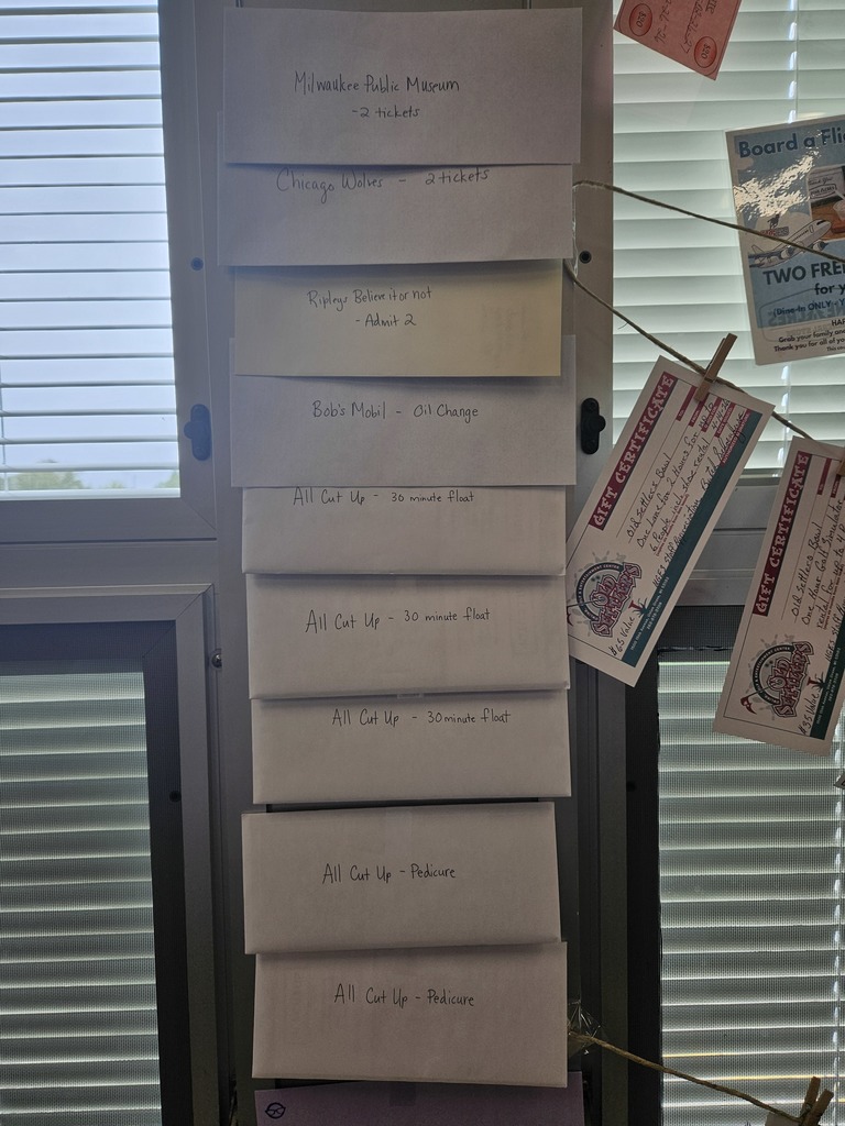 prizes for staff