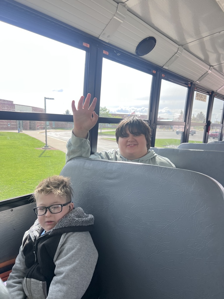 students on a field trip on the bus