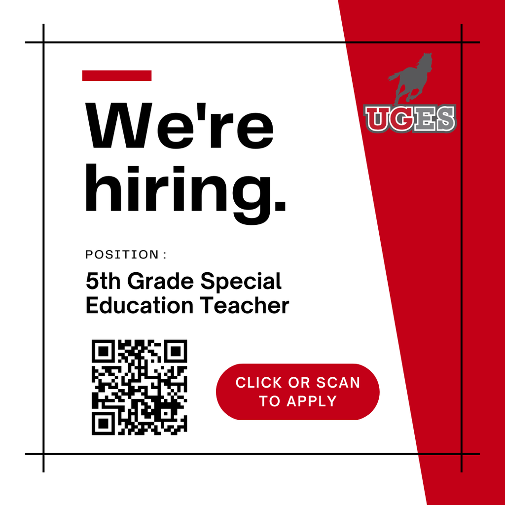 We're hiring - 5th Grade Special Education Teacher