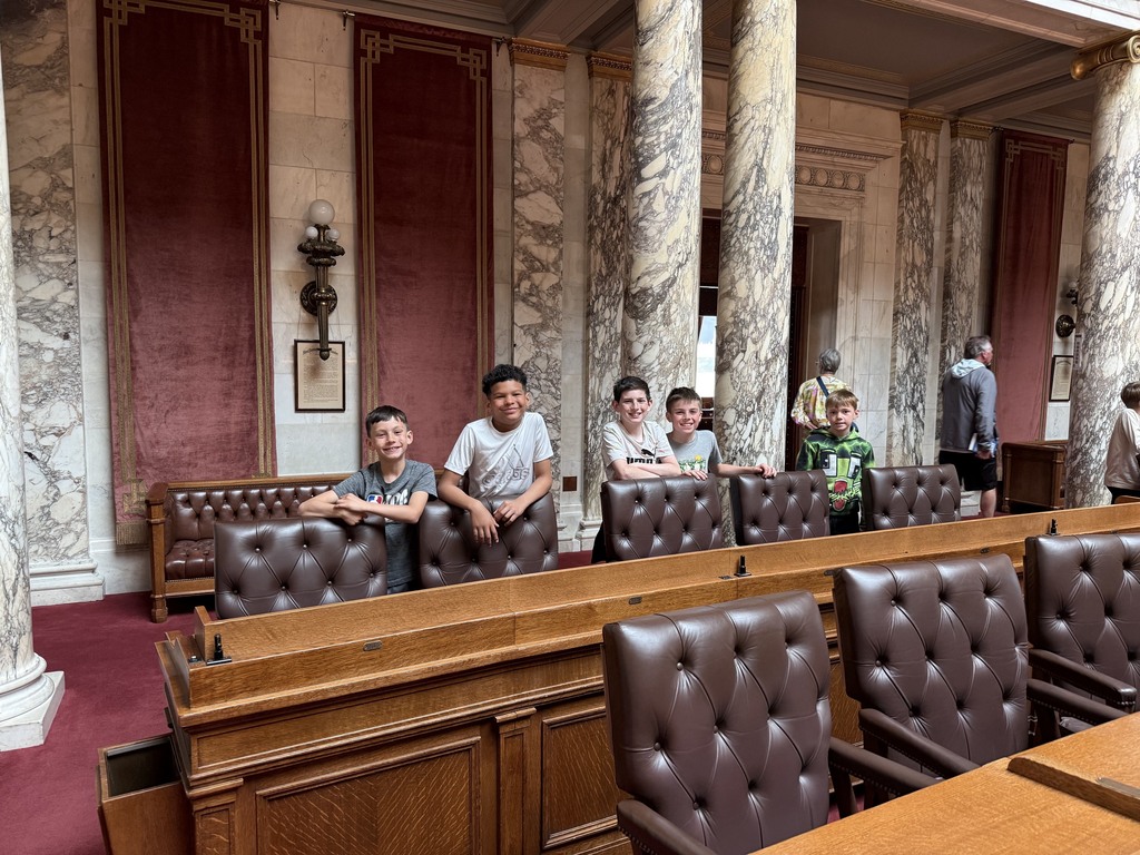 students at the capitol in Madison