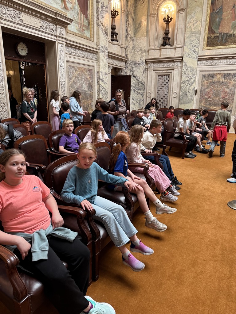 students at the capitol in Madison