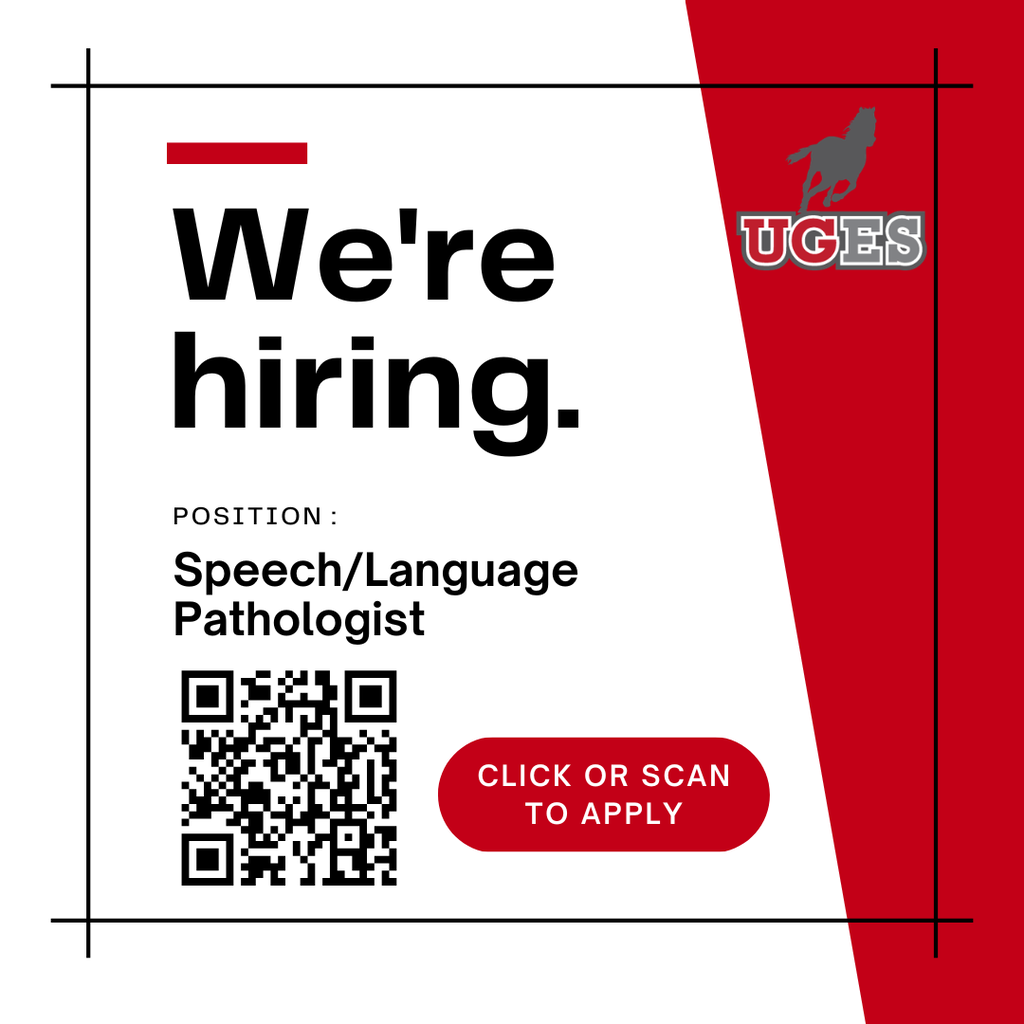 we're hiring - speech pathologist