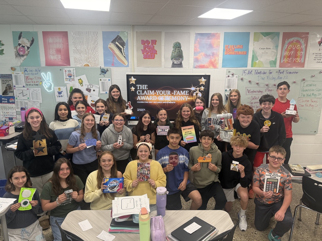 students with their awards