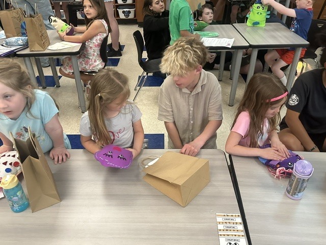students receive their monster