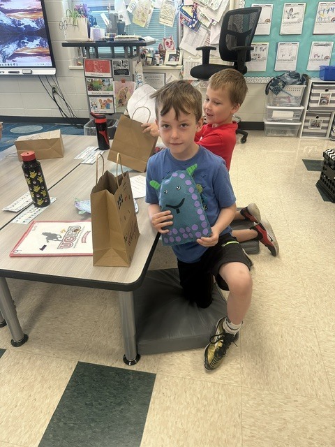students receive their monster