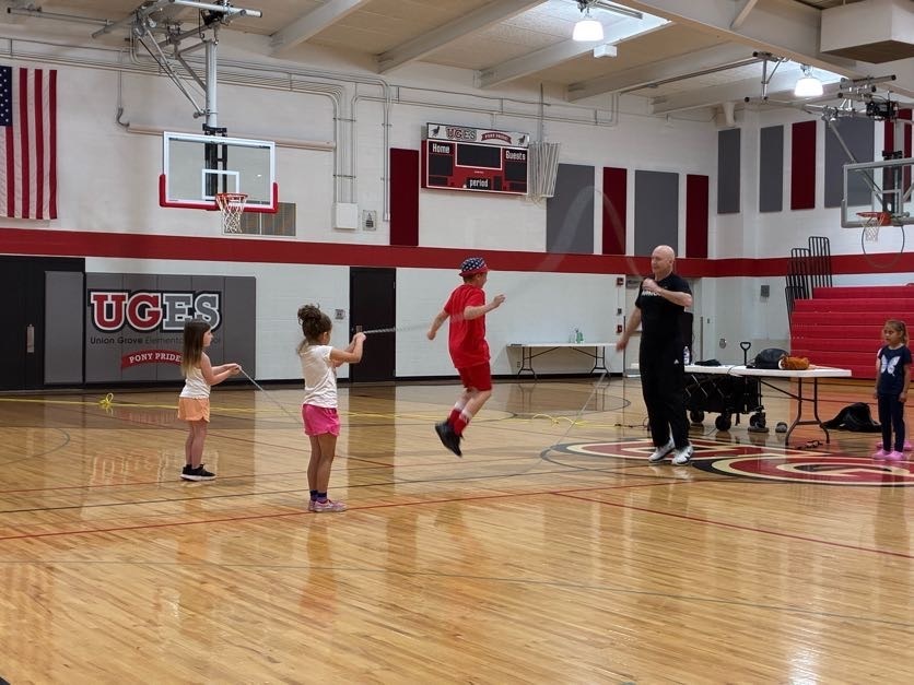 jump rope activities in the gym