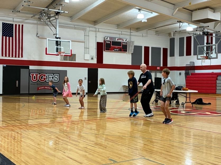 jump rope activities in the gym