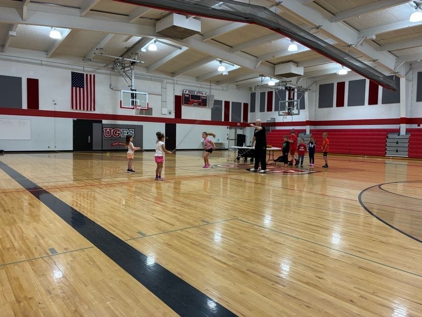 jump rope activities in the gym