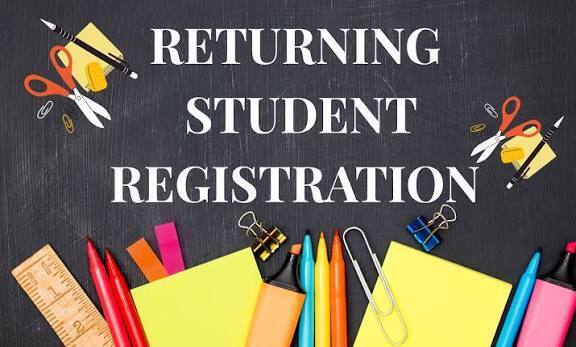 Returning Student Registration is now open!