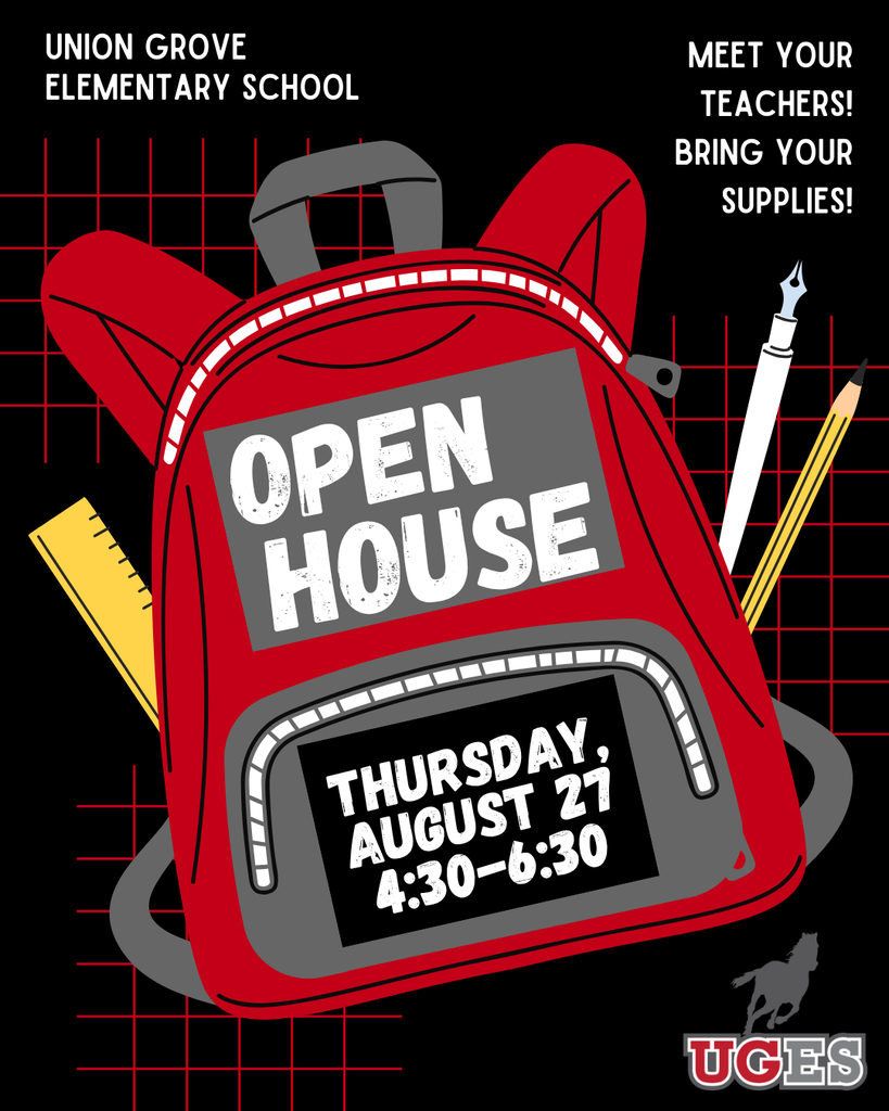 open house is Thursday, August 27, 4:30-6:30