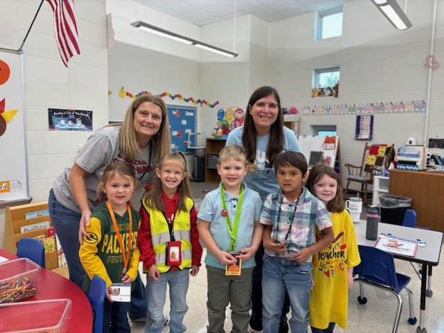 4k students dressed as teachers