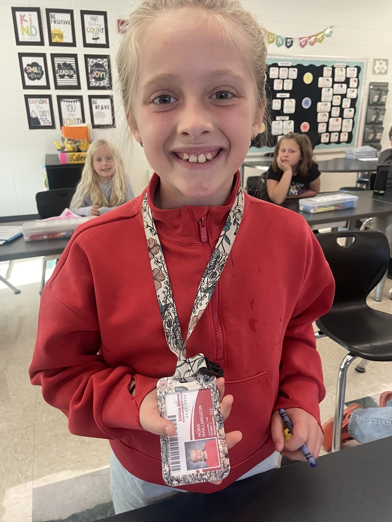 A student dressed as a teacher