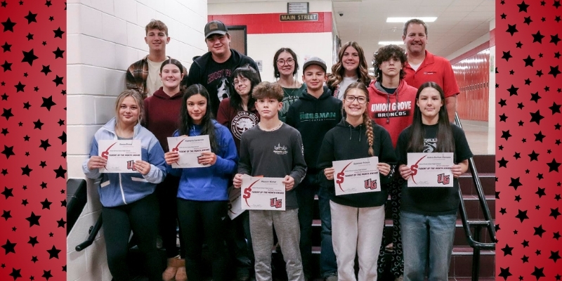 Students of the Month - October 2025