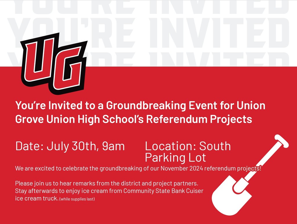 You're invited to a groundbreaking event