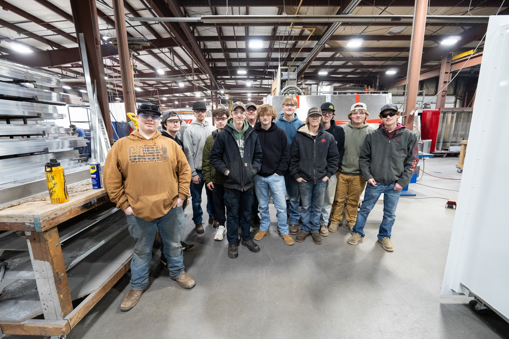 Students on field trip at Lynch.