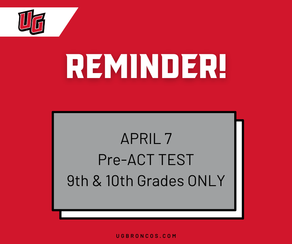 Pre-ACT (9th & 10th Gr. Only)