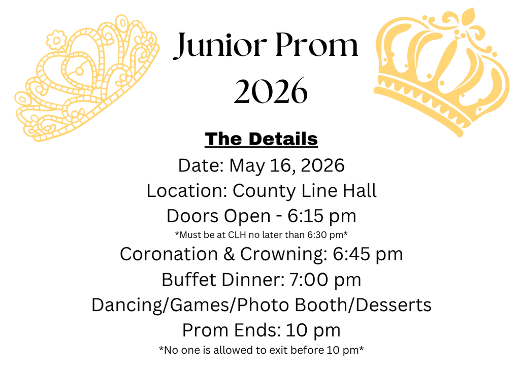 Junior Prom is May 16