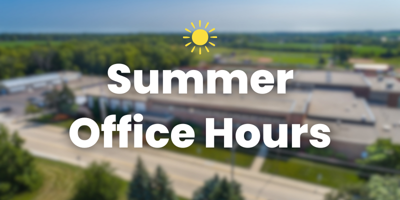 Summer Office Hours