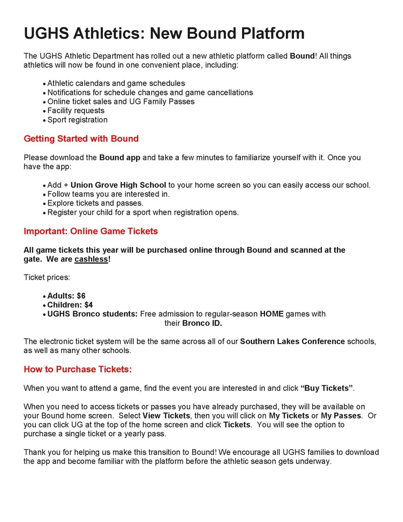 Bound instructions