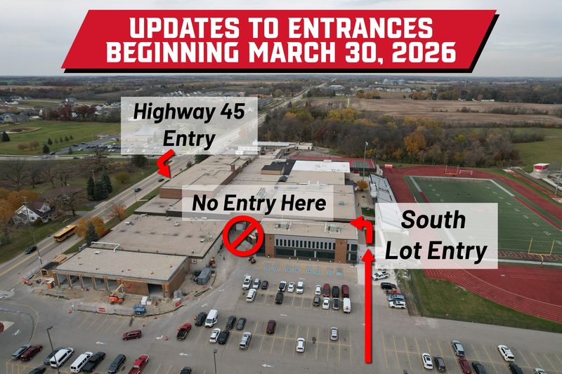Updates to entrances beginning  March 30