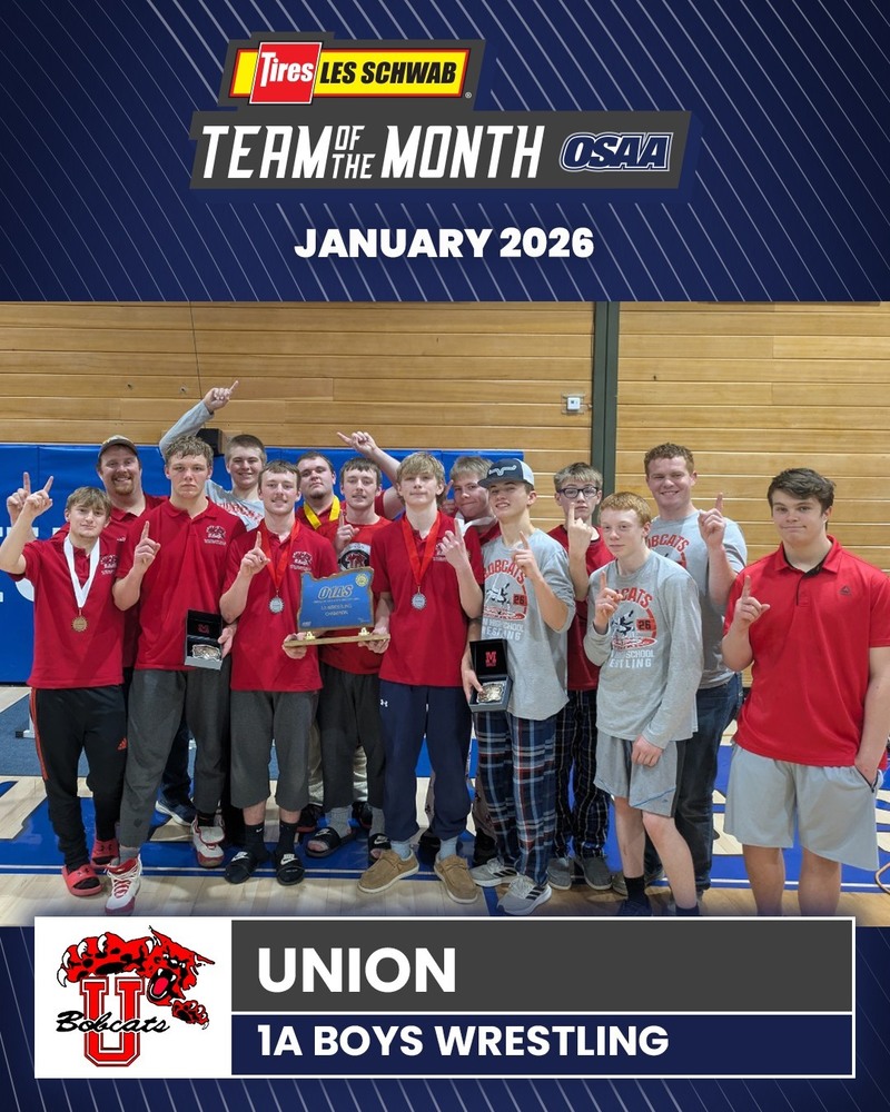 Boys Wrestling - Team of the Month