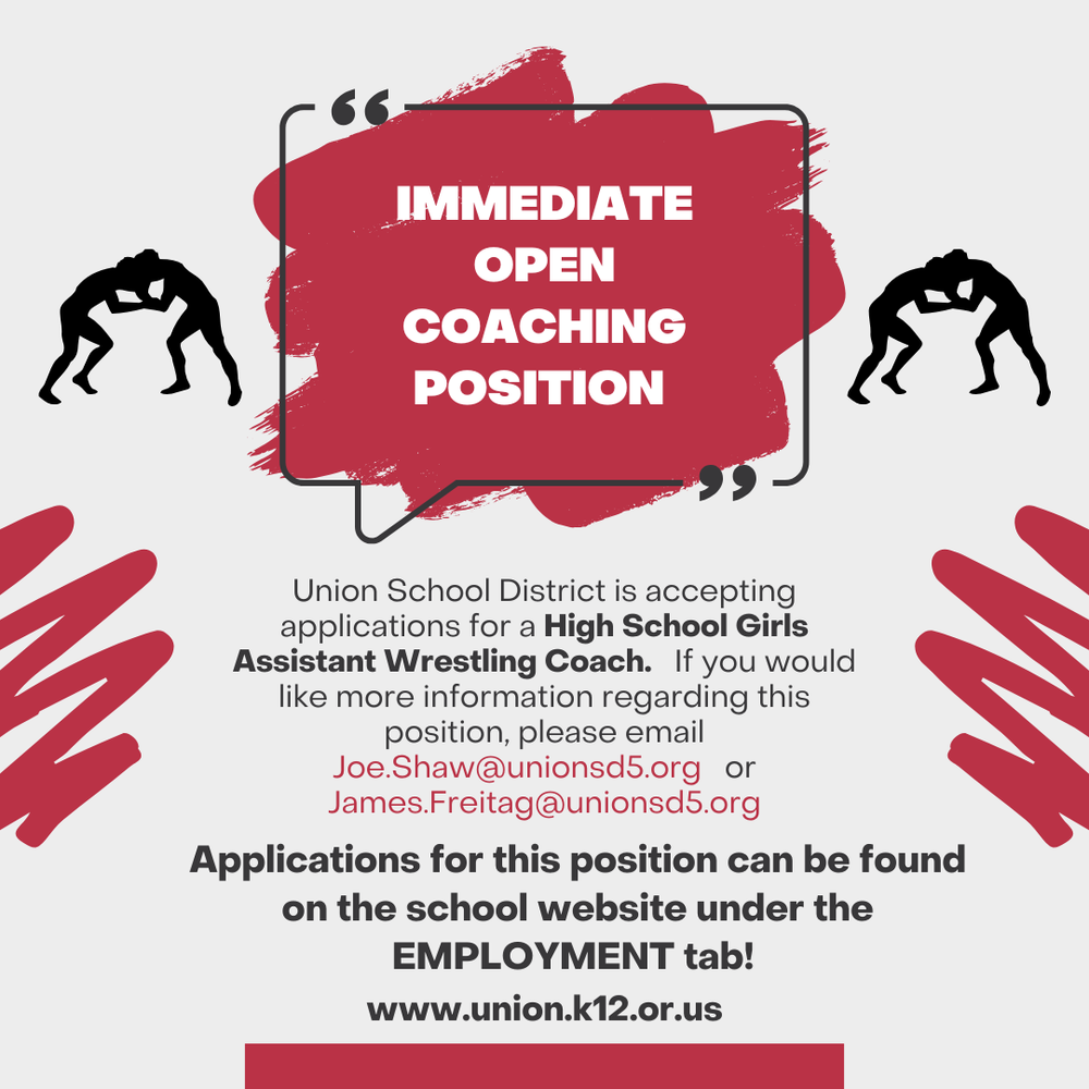 Girls Assistant Wrestling Coach
