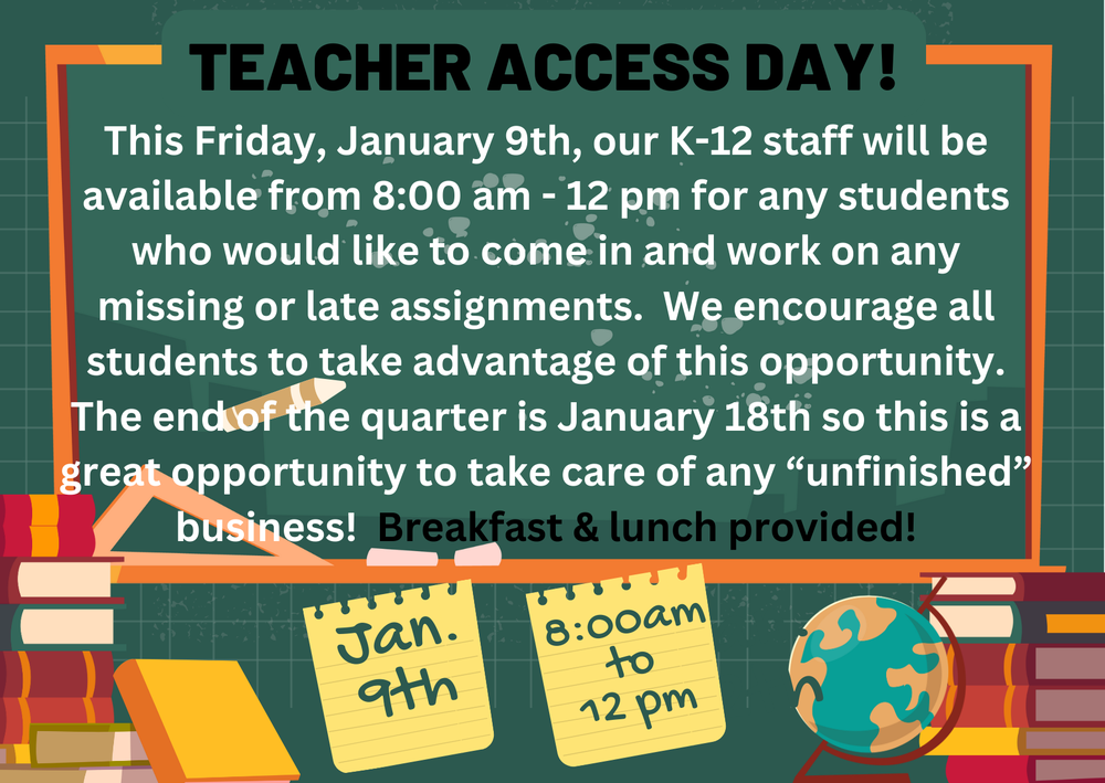 Teacher Access Day