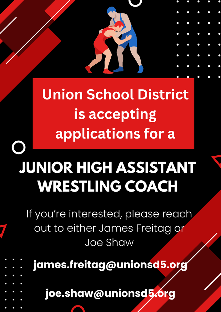 Assistant Wrestling Coaching Position