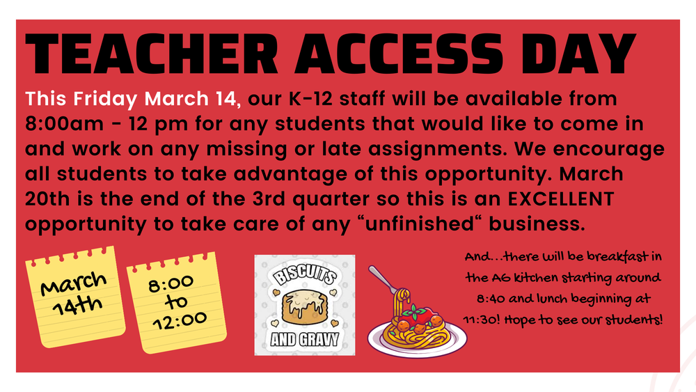 3rd Quarter Teacher Access