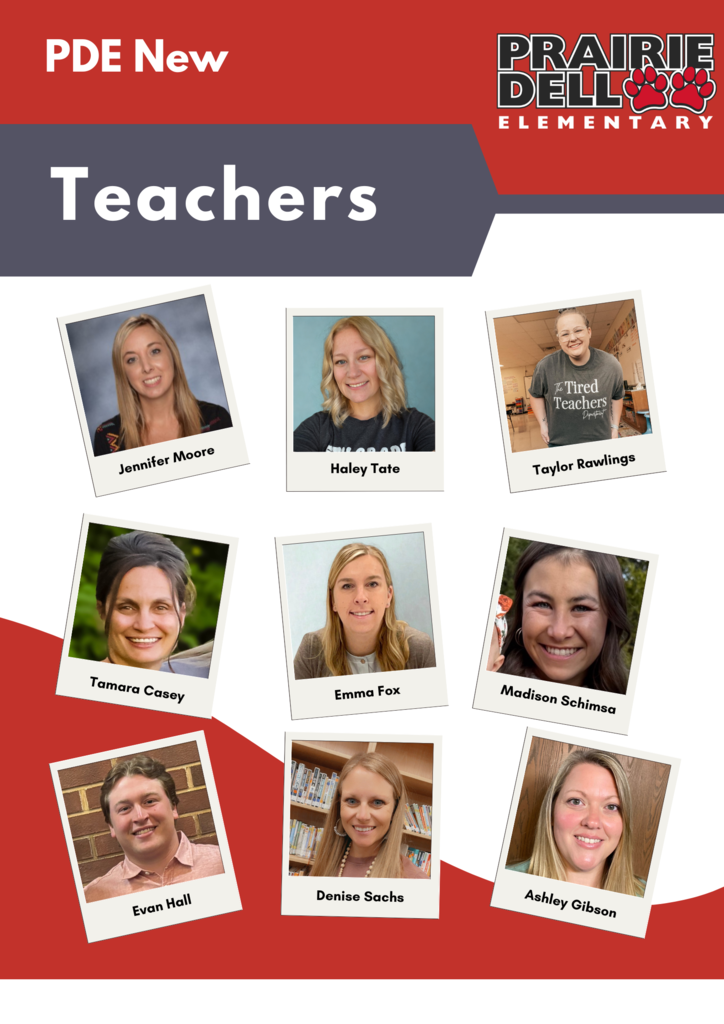 Please welcome our new teachers to PDE.