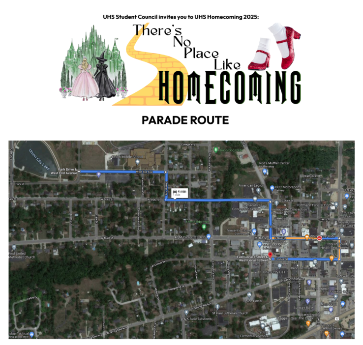 Parade route