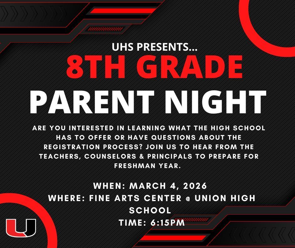 8th Grade Parent Night