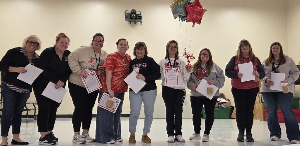 These are some of the teachers and staff that make PDE so wonderful congratulations to all of you.