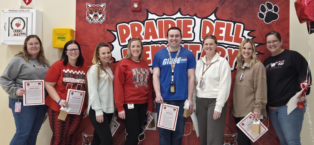 These are some of the teachers and staff that make PDE so wonderful congratulations to all of you.