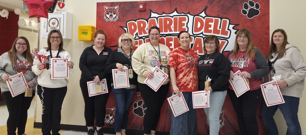 These are some of the teachers and staff that make PDE so wonderful congratulations to all of you.