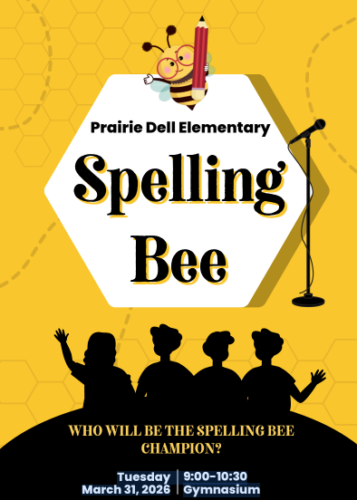 The PDE spelling bee is this Tuesday. We are excited to see who our PDE top speller is going to be this year!
