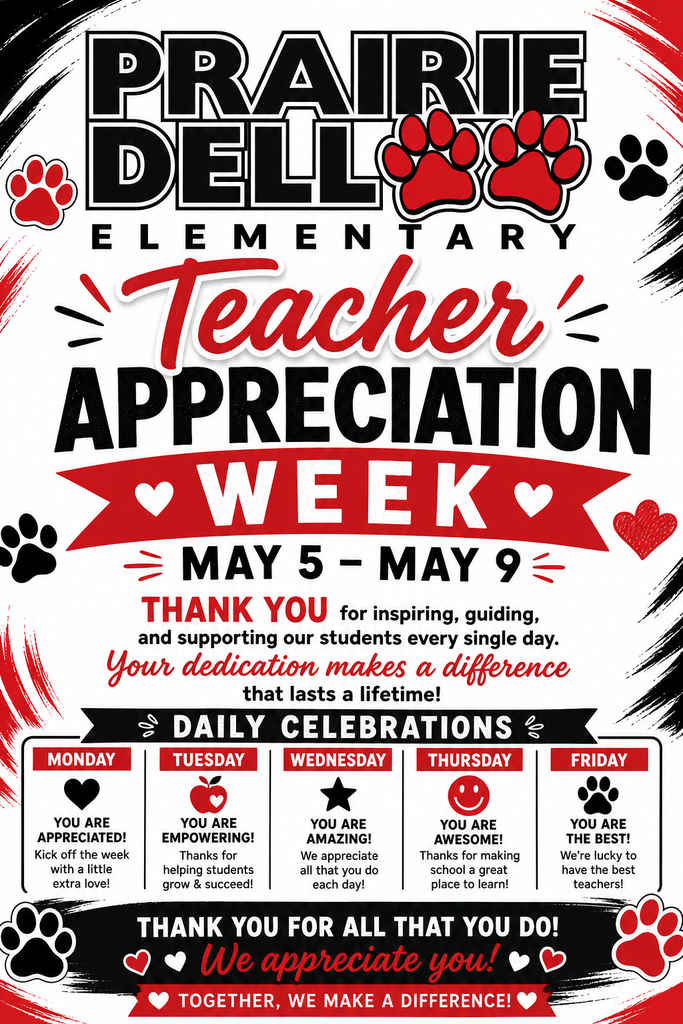 Tomorrow starts teacher appreciation week. If you would like to show your child's teacher some love and want to know their favorite things check out the link.   https://tinyurl.com/23y5s4sj
