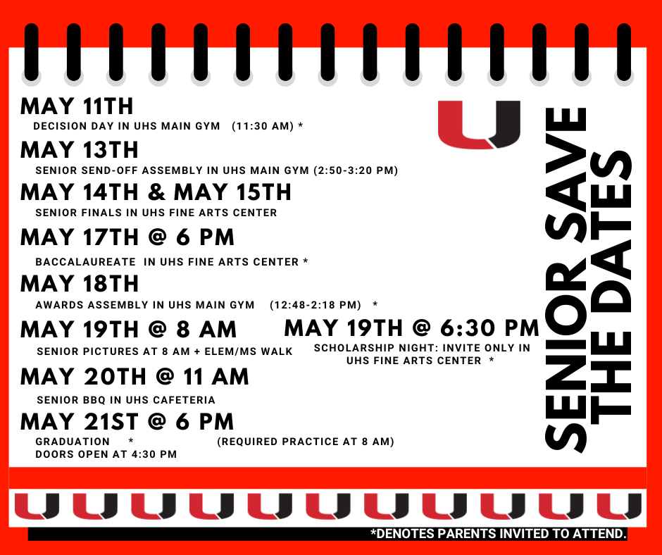 26 Senior Save the Dates