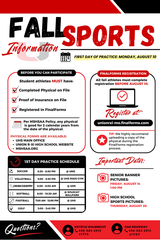 fall sports