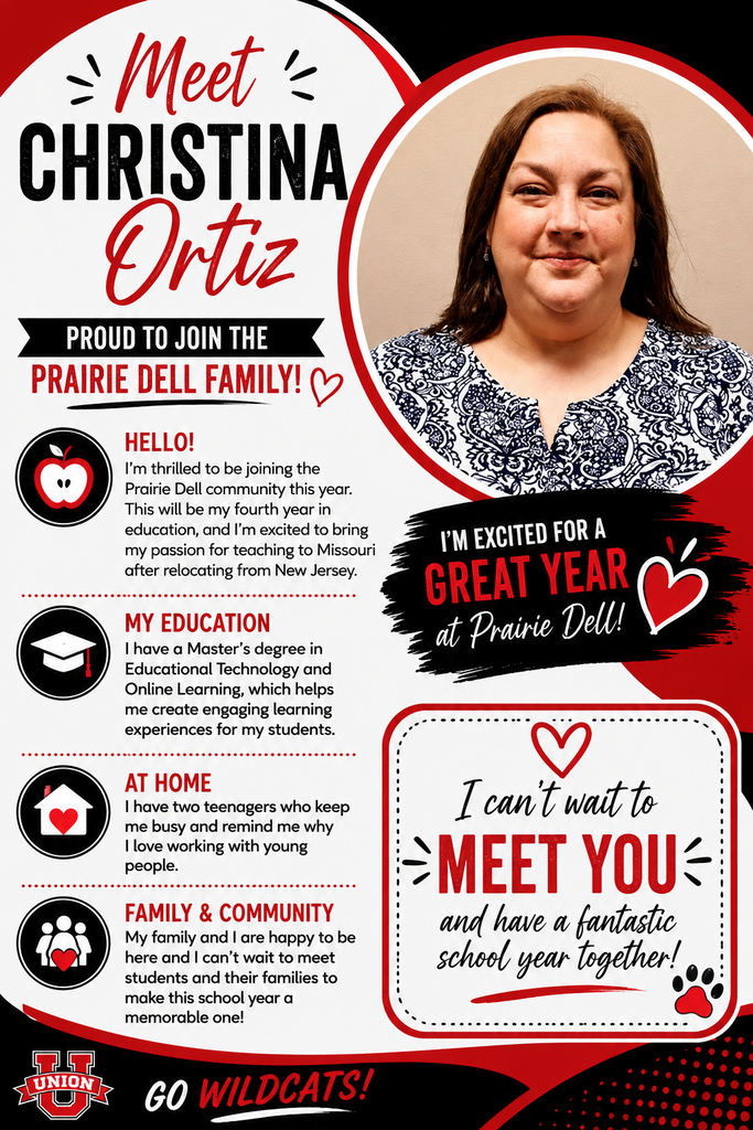 Please welcome another outstanding addition to the 5th grade team Christina Ortiz!