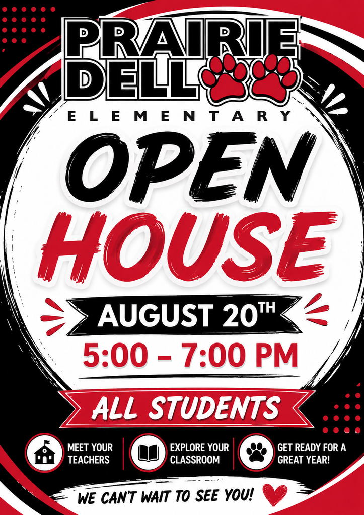 Thursday is open house from 5-7pm. Come meet your teacher and check out your new classroom!