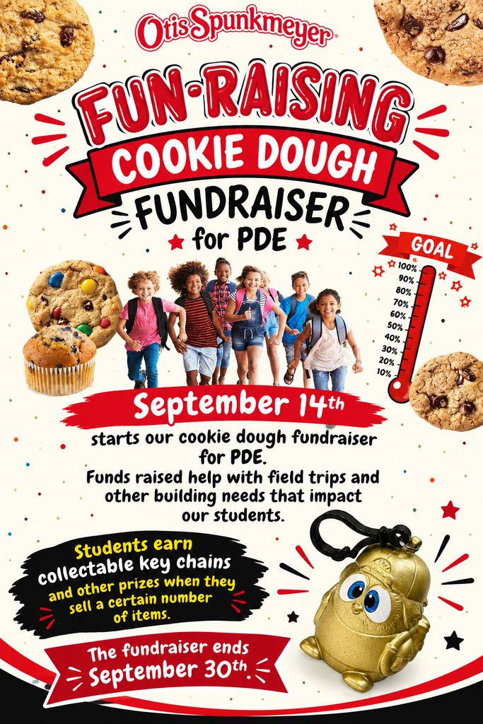 Be on the lookout for your child's fundraiser packet!