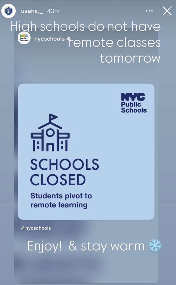 School is closed 1/26