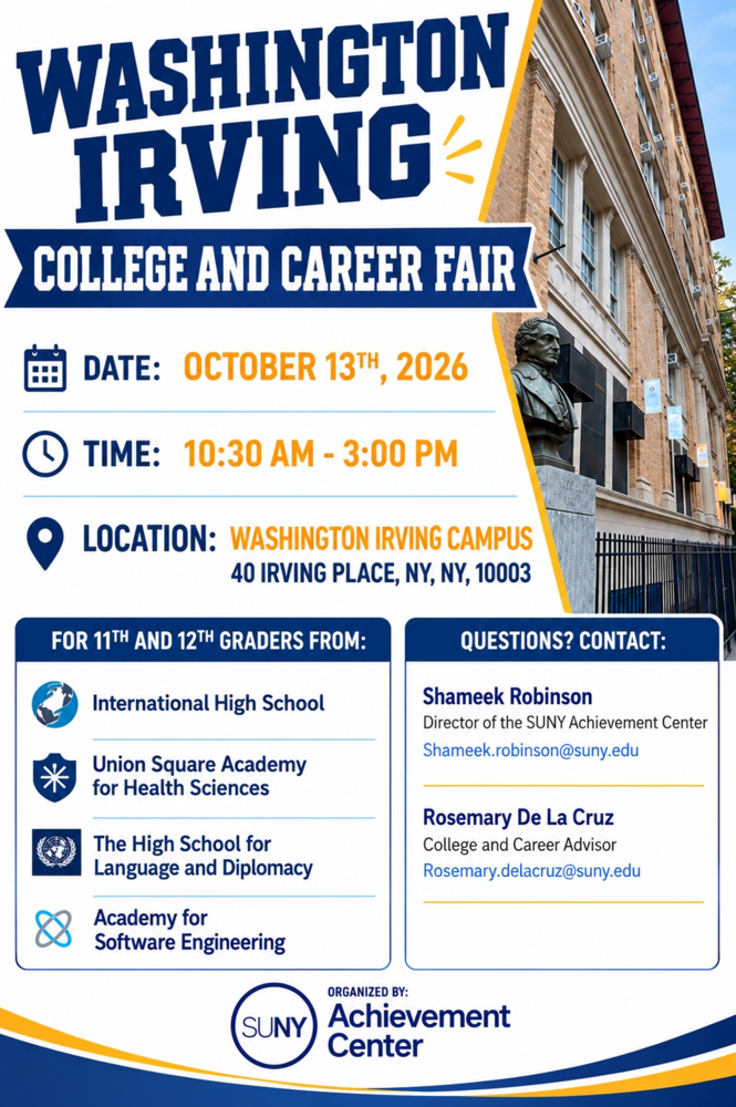 washingtonirvingcollegeandcareerfair2026