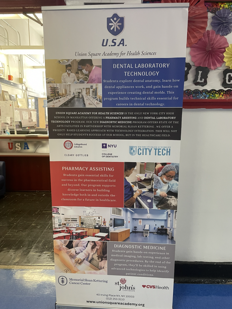 Our students are excited to be part of one of our three Career and Technical Education programs: diagnostic medicine, pharmacy technician, or dental lab technician. We offer apprenticeships and internships with local hospitals, clinics, dental offices and C. V. S.