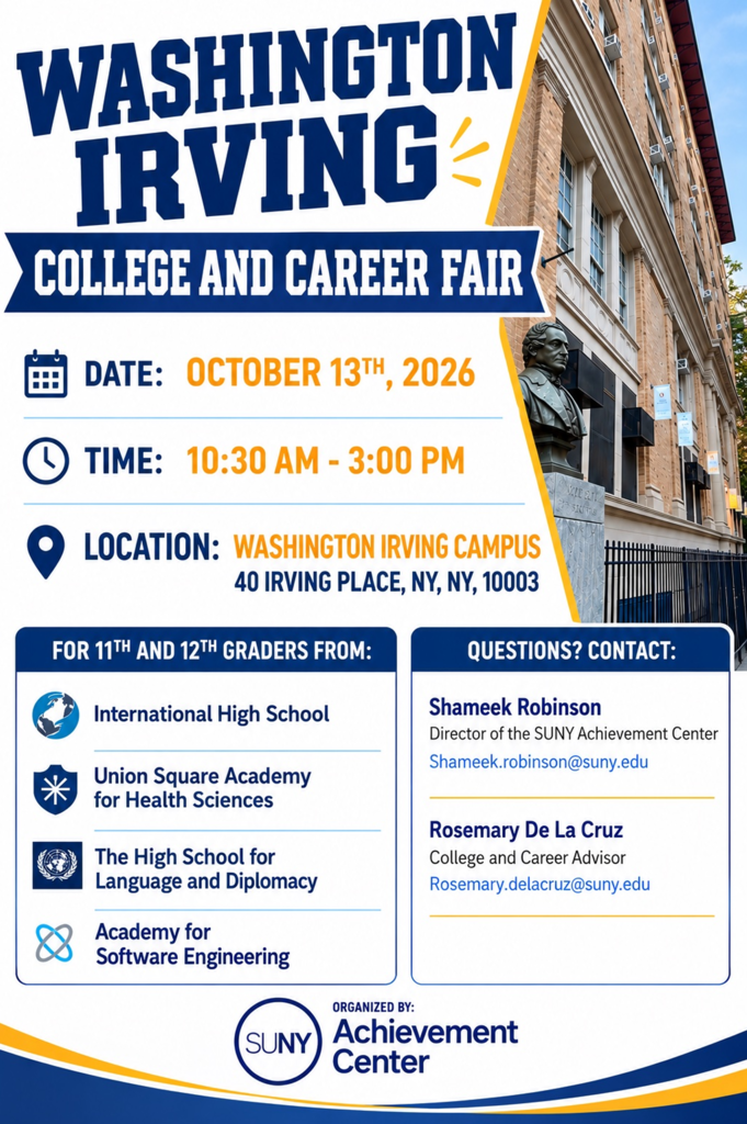washingtonirvingcollegeandcareerfair2026