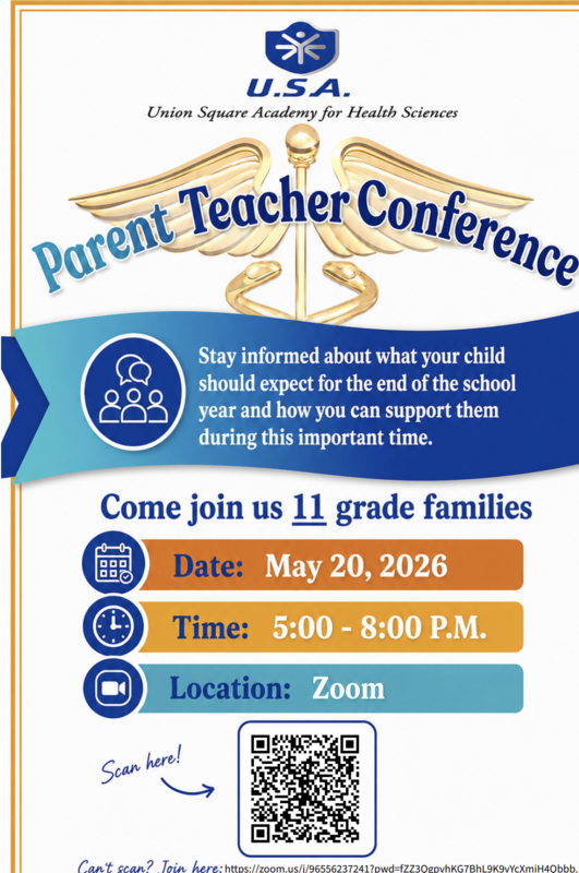 11th grade parent teacher conference info
